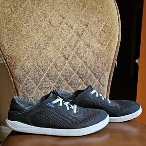 OluKai Moku Pae Black Gray Mesh Slip On Sneakers Shoes